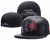 Blackhawks Fresh Logo Black Adjustable Hat GS,baseball caps,new era cap wholesale,wholesale hats